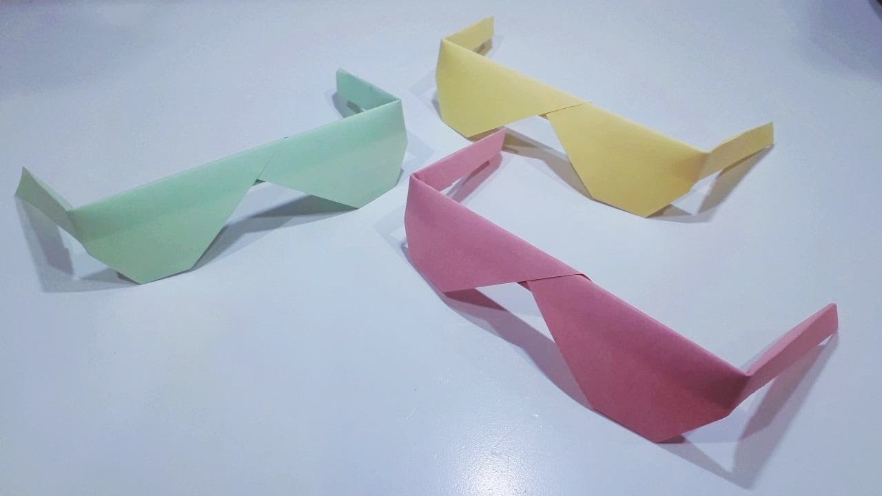 Очки из бумаги, очки оригами. смотреть онлайн