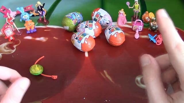 Surprise Eggs, Barbie Surprise Eggs, KikOriki, Opening Eggs, Kinder Surprise Eggs (40 Years) смотреть онлайн