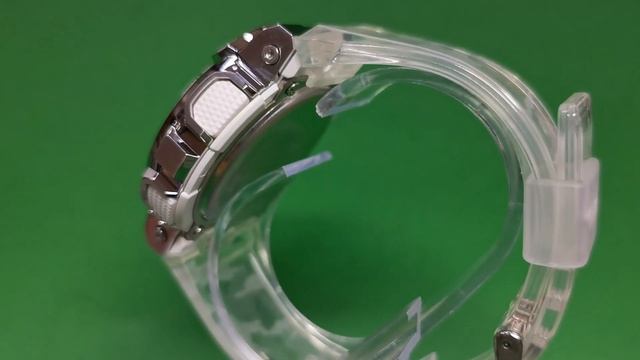 Casio G-SHOCK GM-110SCM-1A transparent G-Steel watch 2021 смотреть онлайн