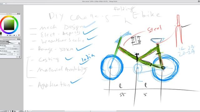 DIY Challenge | 50KM Range Folding Ebike under Rs. 15K - Max Weight 20KG