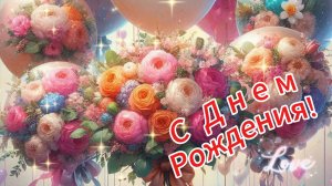 С Днём Рождения Шикарной женщине!Красивое поздравление с днем рождения для неё