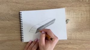 Как нарисовать ластик карандашом | Рисунок для начинающих поэтапно