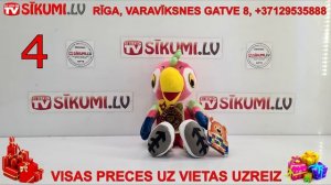 MĪKSTĀ ROTAĻLIETA - PAPAGAILIS KEŠA NO MULTENES / МЯГКАЯ ИГРУШКА - ПОПУГАЙ КЕША ИЗ МУЛЬТИКА