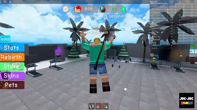 EVERYONE KEEPS PUNCHING ME | Let's Play Roblox Weight Lifting Simulator 3 смотреть онлайн