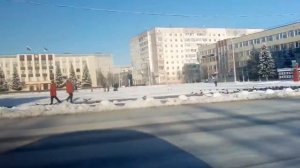 Утренний город (Усинск). 🐆 🐎 🐕