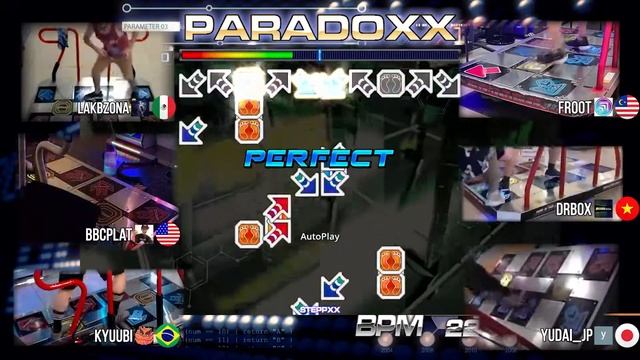 [Pump It Up] Paradoxx D28 | 12 Player Battle! (Footwork Comparison) смотреть онлайн