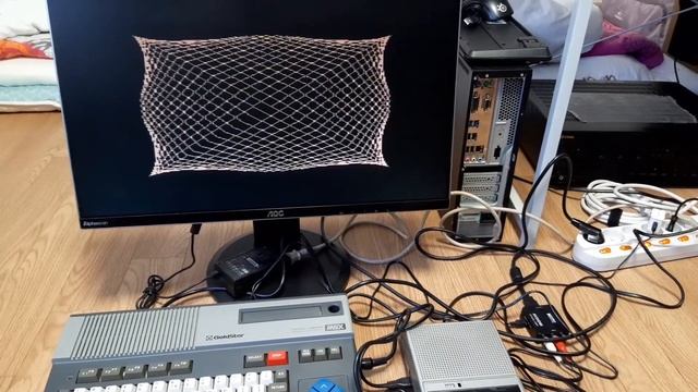 Goldstar MSX FC-200 8bit retro computer cassette tape demo run смотреть онлайн