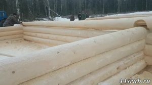 Сруб ручной работы - изготовление