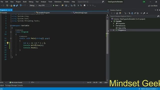 Arithmetic operation priority - Explain with practical output result