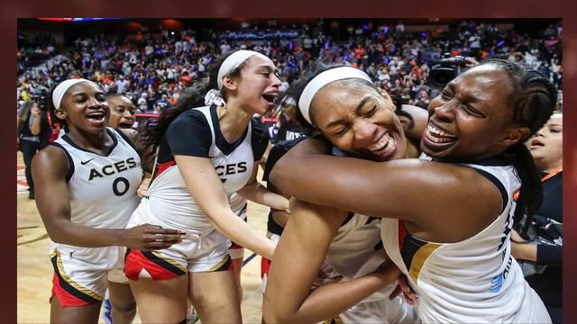 🏀Aces receive 2023 championship rings, start three-peat quest with 89-80 win over Mercury👀 смотреть онлайн