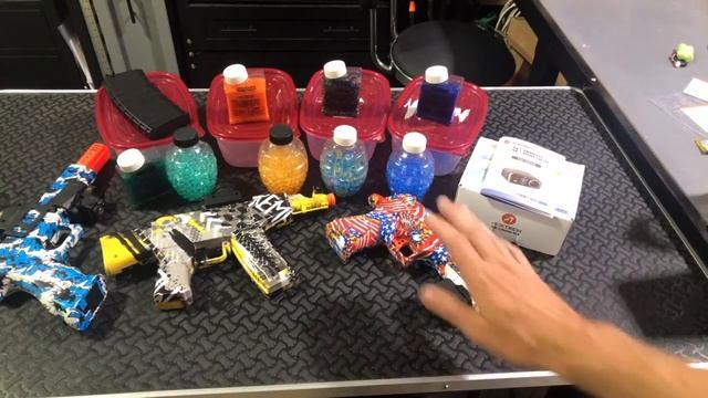 Setup for Demo: CHERMORY Gel BallsBeads for Gel Ball Blasters