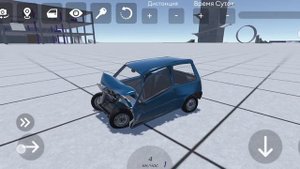 КРАШ ТЕСТ ВАЗ 1111(ОКА) НА 64/КМ.Ч