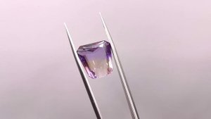 12.76 ct. Аметрин трапеция. Боливия