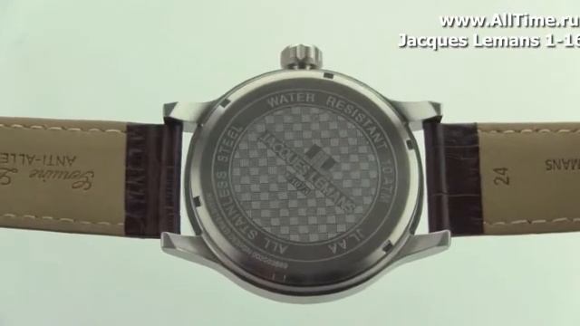 Мужские наручные швейцарские часы Jacques Lemans 1-1673H смотреть онлайн