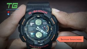 How to change Date & Time | G-Shock GA-140-1A4DR | GA-140 Series | Casio Watch| Settings Explained
