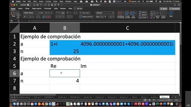 Teorema de Moivre: aplicación con Excel parte 3