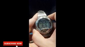 How to adjust Casio W-755D-1AVDF