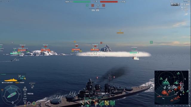 World Of Warships !!! Z-46 и Другие Корабли !!! смотреть онлайн