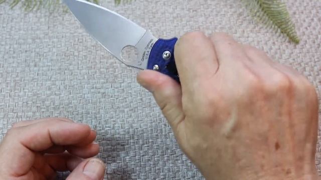 My New Spyderco Manix 2 Translucent Blue Pocket Knife смотреть онлайн
