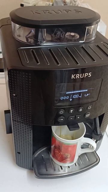 кофе кофеварка крупс krups чёрная б/у смотреть онлайн