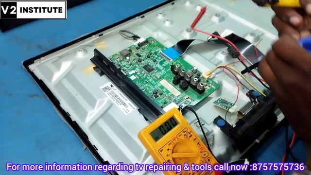 #samsung  LED TV 32 inch motherboard repair no light