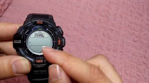 Casio Protrek rpg 270 , modul 3415, Altimeter Screen Change