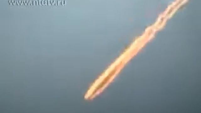 Падение метеорита запечатлели на видео !! смотреть онлайн