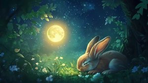 Спокойной Ночи, Маленький Кролик: Колыбельная для Детей