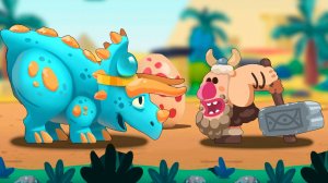 Дино Беш 2 прохождение мульт игры DINO BASH 2 на андроид серия 9