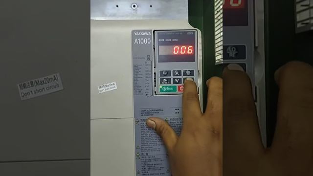 How to check Yaskawa drive (inverter) already set parameters смотреть онлайн