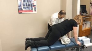 L5 S1 Acute Pain Back Pain L5 S1 Chiropractic Adjustment Demonstration by Dr. Walter Salubro