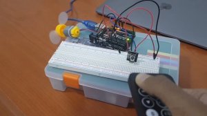 DC Motor controlled by IR Remote | Arduino Beginner Project