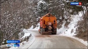 Плато Ай-Петри в Крыму засыпало снегом