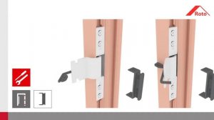 Монтаж петлі  Roto Solid C