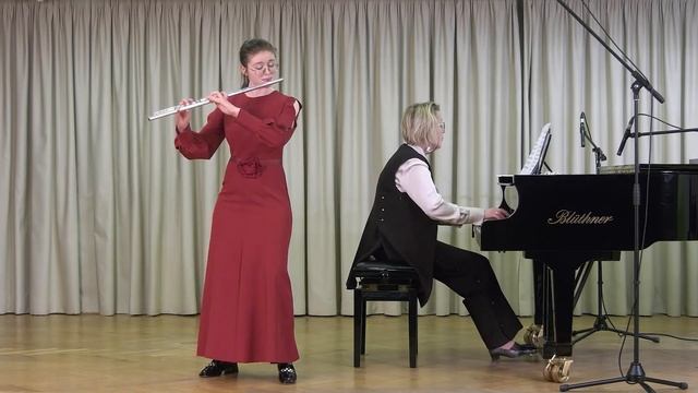 В. Цыбин Тарантелла для флейты и фортепиано/Маргарита Рыбина и Айгуль Бухарова