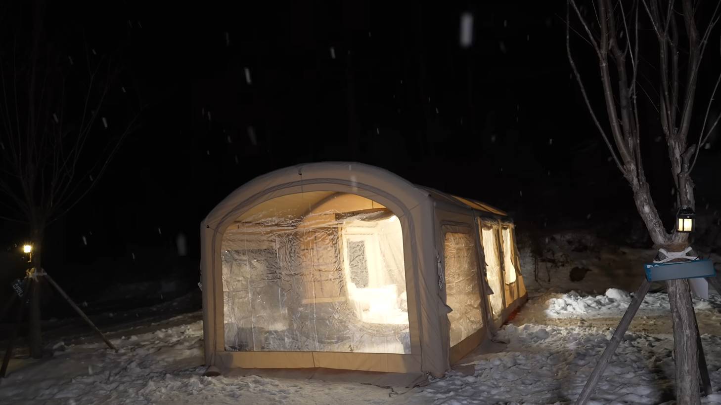 Кемпинг в горах, слабый снег, асмр, ASMR смотреть онлайн