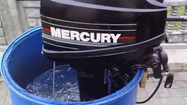 Mercury 8 hp outboard motor 1995r. 2 stroke (dwusuw) смотреть онлайн