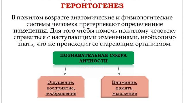 Особенности психологии пожилых людей