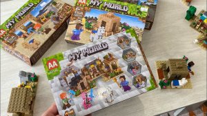 Собрал целую деревню Майнкрафт LEGO