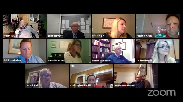 Wall BOE Business Meeting, December 15, 2020 Part 2