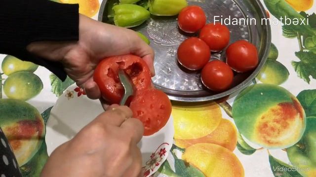 Badimcan,biber ve pomidorun qişa buzluqda saxlanilmasi.Qişda üçbaci dolmasi bişirmek ucun. смотреть онлайн