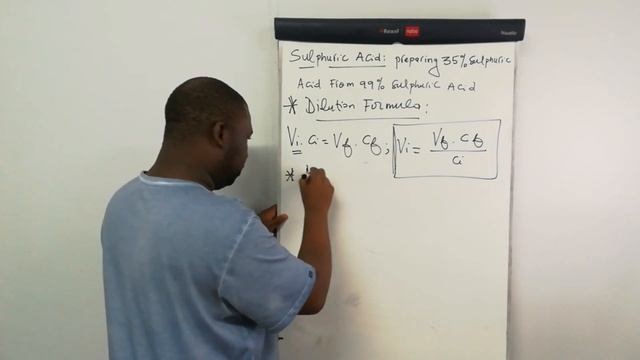 Sulphuric Acid : Preparing 35% Sulphuric Acid from 99% Sulphuric Acid смотреть онлайн