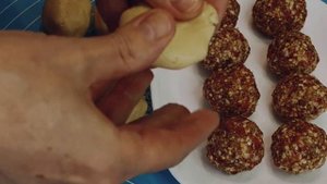 Лунные пряники 🥮/ печенье с начинкой из орехов и сухофруктов!!!🤔😊