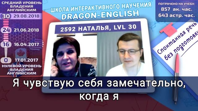 [eng] lvl 30 – 2592 Наталья – Впечатления от Драгон Инглиш смотреть онлайн