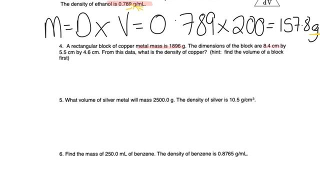 Density Calculations