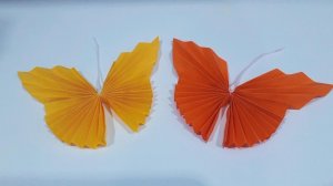 Бабочка из бумаги. Как сделать бабочку. Оригами.