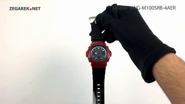 Casio G-SHOCK Original AWG-M100SRB-4AER - Zegarek.net смотреть онлайн