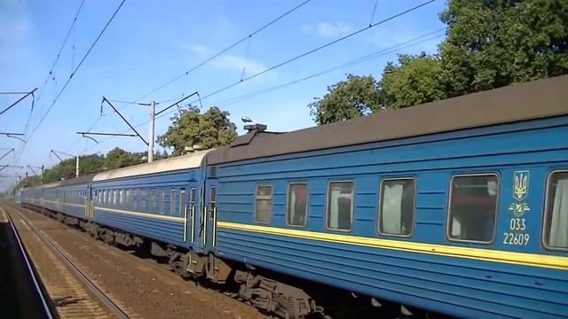 ЧС4-026 (КВР) | Поїзд № 531 Лисичанськ - Київ смотреть онлайн
