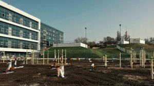 Гидропосев гозона в Севастополе, Республика Крым.