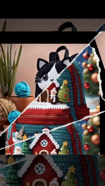 Wonderful Knitted Backpacks! #ideas #crochet #knitting #knittingtoys #models